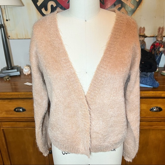 Cheap Monday Sweaters - Cheap Monday mohair blend kaelen cardigan EUC
